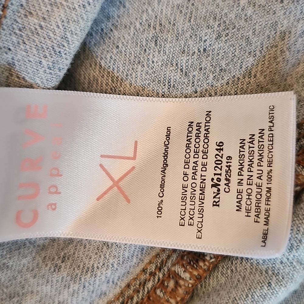 CURVE appeal Denim Jacket.Size XL - Picture 9 of 10